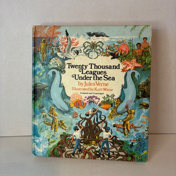 Other - Twenty Thousand Leagues Under the Sea Jules Verne Illustrated Kurt Wiese Book
